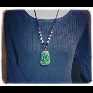 Vintage 90s St. John’s Bay cable knit sweater